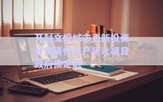 開封文投城市更新投資開發(fā)債權(quán)資產(chǎn)轉(zhuǎn)讓項(xiàng)目政府債定融
